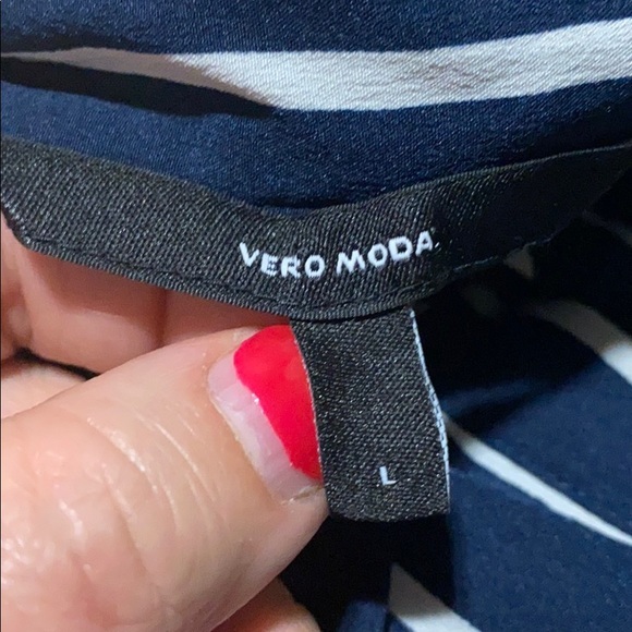 Vero‎ Moda Damen VMNICKY L/S TIE TOP - Picture 4 of 8